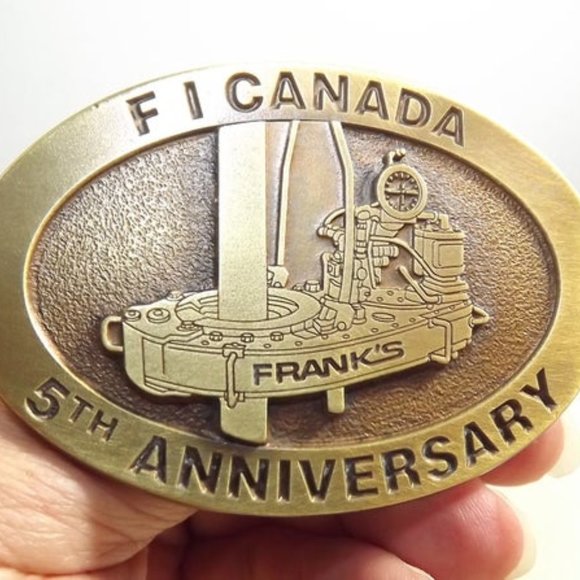 Vintage FI Canada Frank's Drilling Services Buckle - Picture 8 of 8